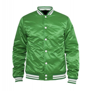 Satin Varsity Jacket